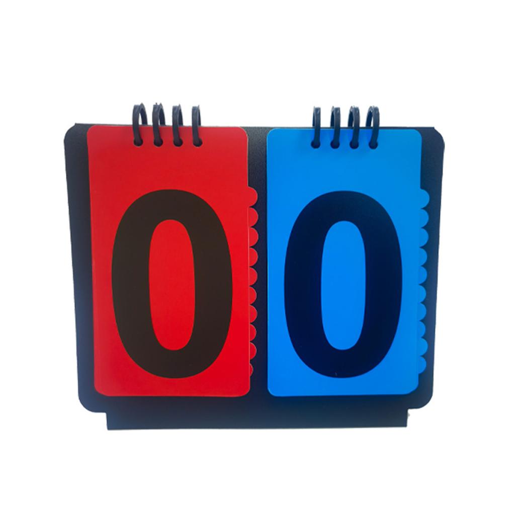 Waterproofs Score Board Tabletops Flip Scoreboard Score Keepers Score Flippers for Basketball Volleyballs Table Tennis