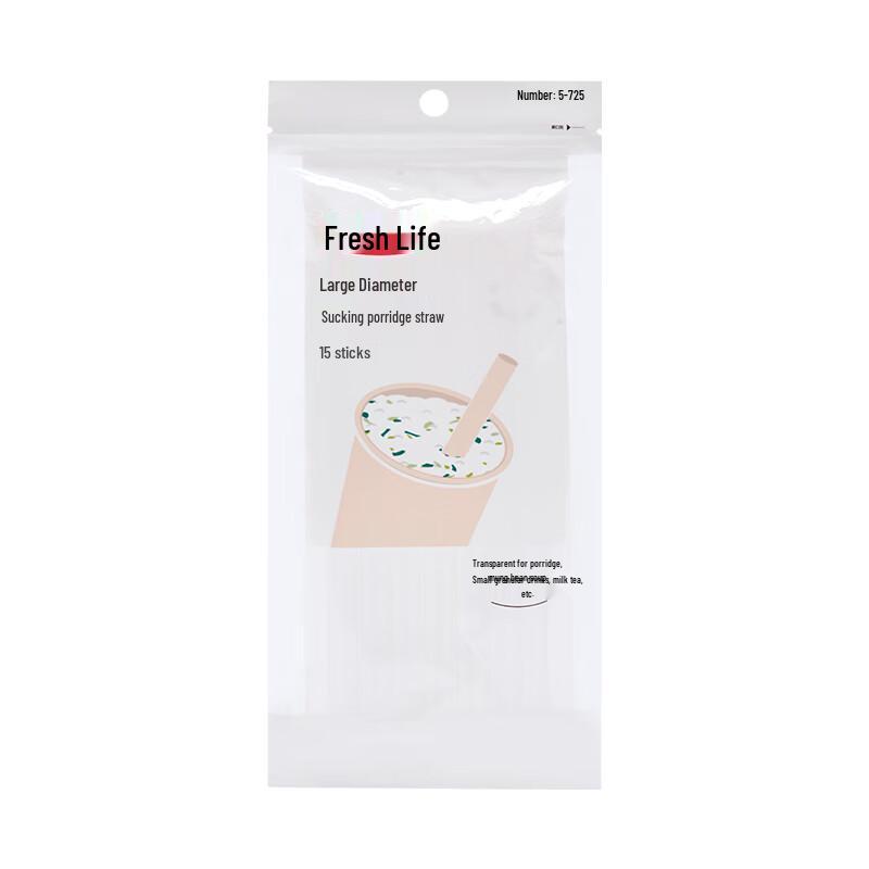 Large Diameter Disposable Porridge Straws