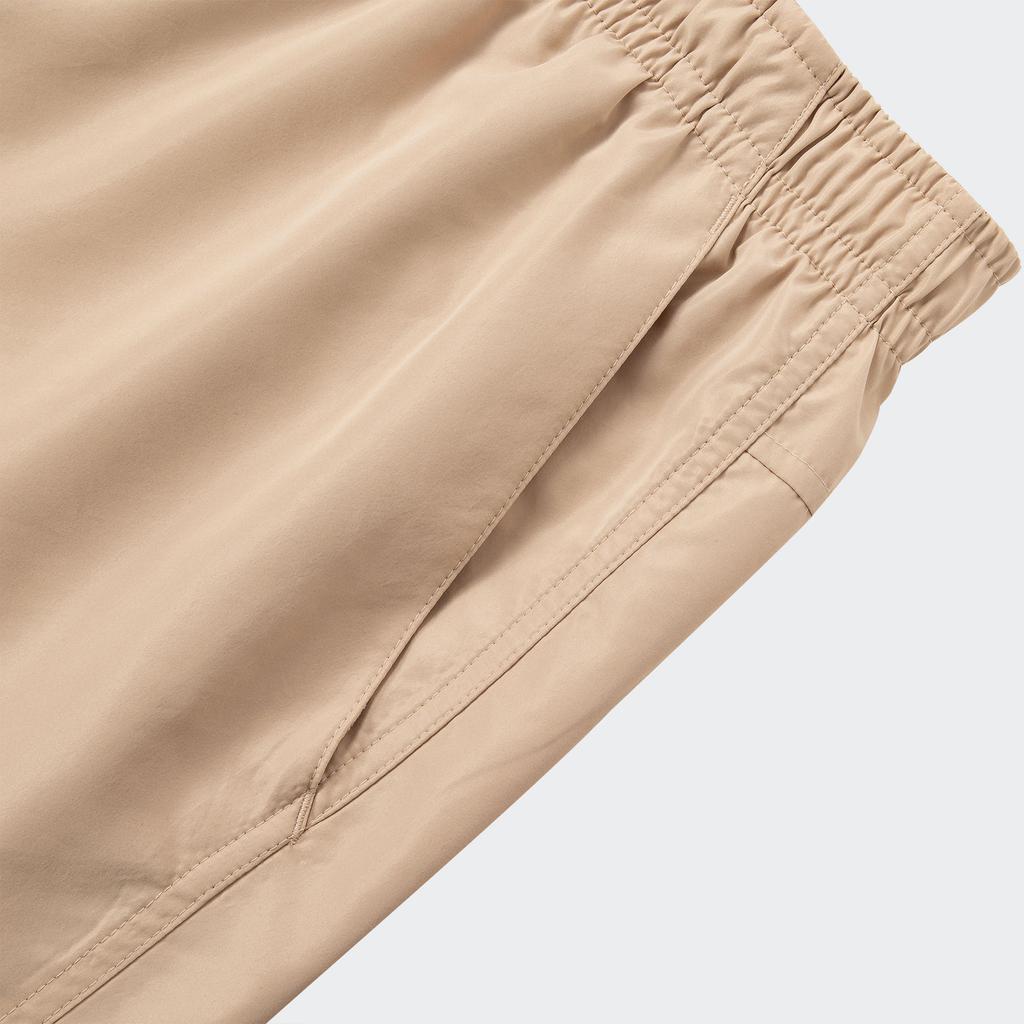 Adidas Sport Performance SS24 Logo Print Drawstring Quick-Dry Sports Shorts Men Shorts Beige JD5238