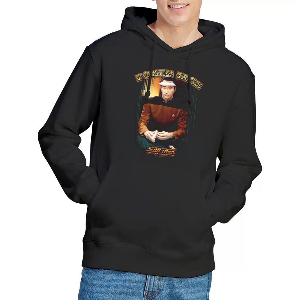 STAR TREK Mens Poker Face Hoodie