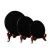 Crystal Craft Black Crystal Ornaments Round Natural Obsidian Ornaments  Home