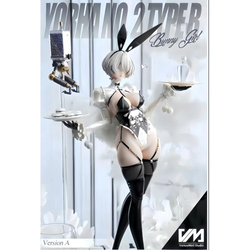 New Arrivals 46CM NieR: Automata Yorha 2B A2 2 b Bunny ver Girl figure PVC Game Statue Anime Model Action Adult Doll toys gifts