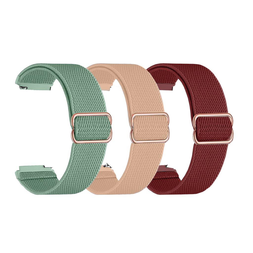 18/20/22mm Adjustable Elastic Nylon Strap for Garmin Venu 4/3/2/Sq 2/Forerunner 255/265/245/955/Vivoactive 4/4S Sports Band
