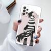 Cute B-Boykisser Phone Case Silicone For Samsung S30,23,21,22,20 FE lite,S10,9,PIus Note20ultra Soft Transparent