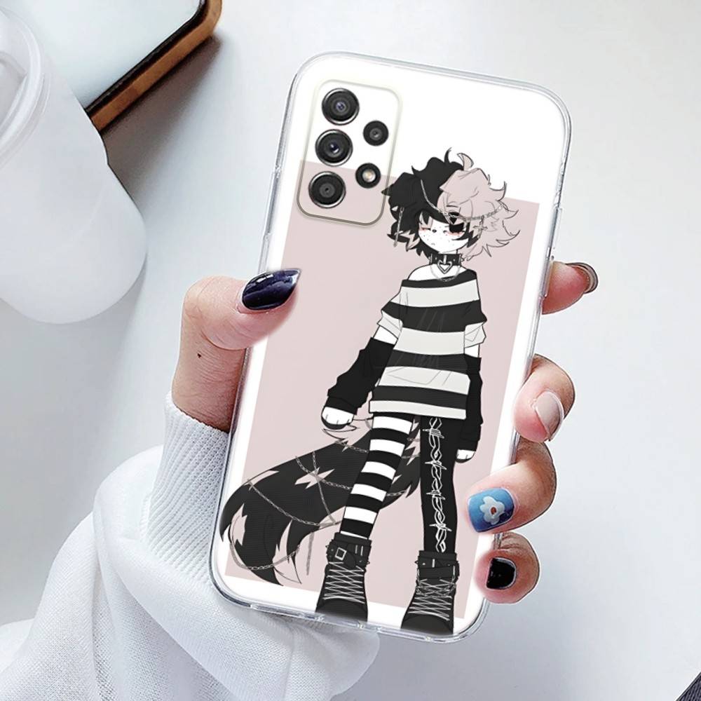 Cute B-Boykisser Phone Case Silicone For Samsung S30,23,21,22,20 FE lite,S10,9,PIus Note20ultra Soft Transparent
