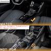 Central Control Gear Shift Water Cup Panel Cover Trim For Peugeot 208 / 2008  - 2025 ABS Carbon Fiber Accessories Interior