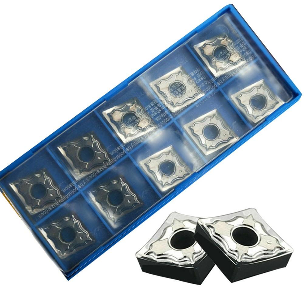 10PCS CNMG431HA H01 / CNMG120404HA H01 Carbide Inserts for Aluminum