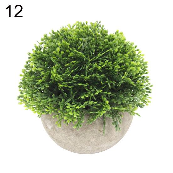 Umělý květináč rostlina tráva papírová buničina květináč Bonsai Ornai Garden Decor Decor