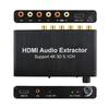 4K HD Audio Extractor Decoder 5.1CH AC3/DTS Audio Converter Decoder RCA Sound Amplifier Analog Converter for PS4 TV DVD Player