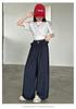 Girls' Pants, Summer Thin Design, Girls' Korean Version Straight Leg Pants, Girls' Casual Pants, Junior High School Students' Tencel Jeans