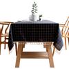 Simple Square Grid Dining Table Cloth Tablecloth Household Rectangular Coffee Table Cloth Cover Towel Can Be