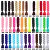 2026 New  Xpression Synthetic Big Braids Crochet Hair Braids Extensions Yaki Straight Hair Women's Jumbo Braids Hair Daily Wear