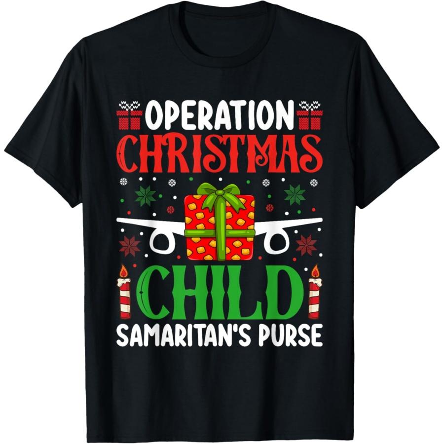 Operation Christmas Child Samaritan s Purse Chirstmas Theme T-Shirt XXXXXL чёрный