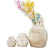 1PC Fake Flower Dry Flower Vase Creative Home Decoration Wooden Vase Modern Minimalist
