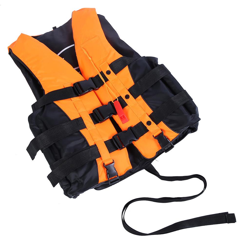 Gilet di salvataggio per bambini in poliestere   Gilet per nuoto, deriva, sci(Arancione M)