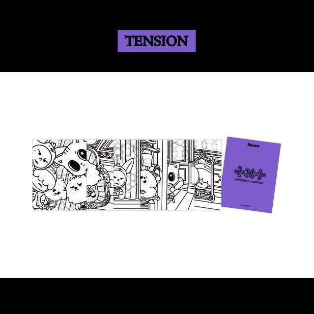 TXT 7th Year: A Moment of Stillness in the Thorns PPULBATU Coloring Postcard Set