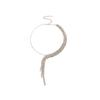 Elegante Collana Choker con Nappa di Diamanti Light Luxury per Donna