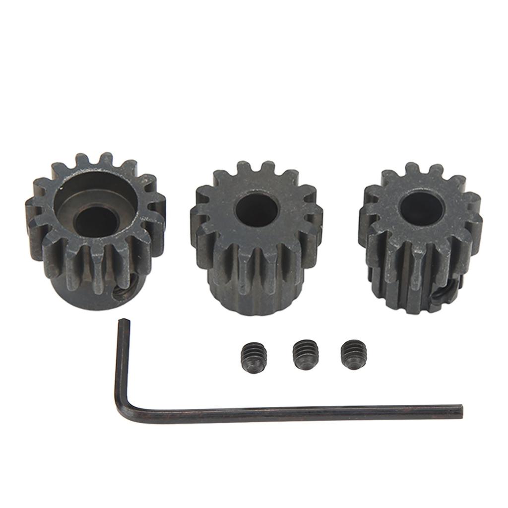 M1 Pinion Gear Sets Hardened Steel Anti Rust 13T 14T 15T 5mm RC Car Motor Pinion Gear Set for 1:8
