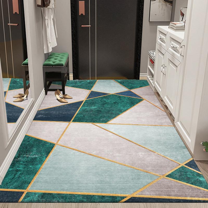 Home Floor Mat Entrance Carpet Bedroom Bedside Easy To Maintain Living Room Bathroom Simple Foot Mat