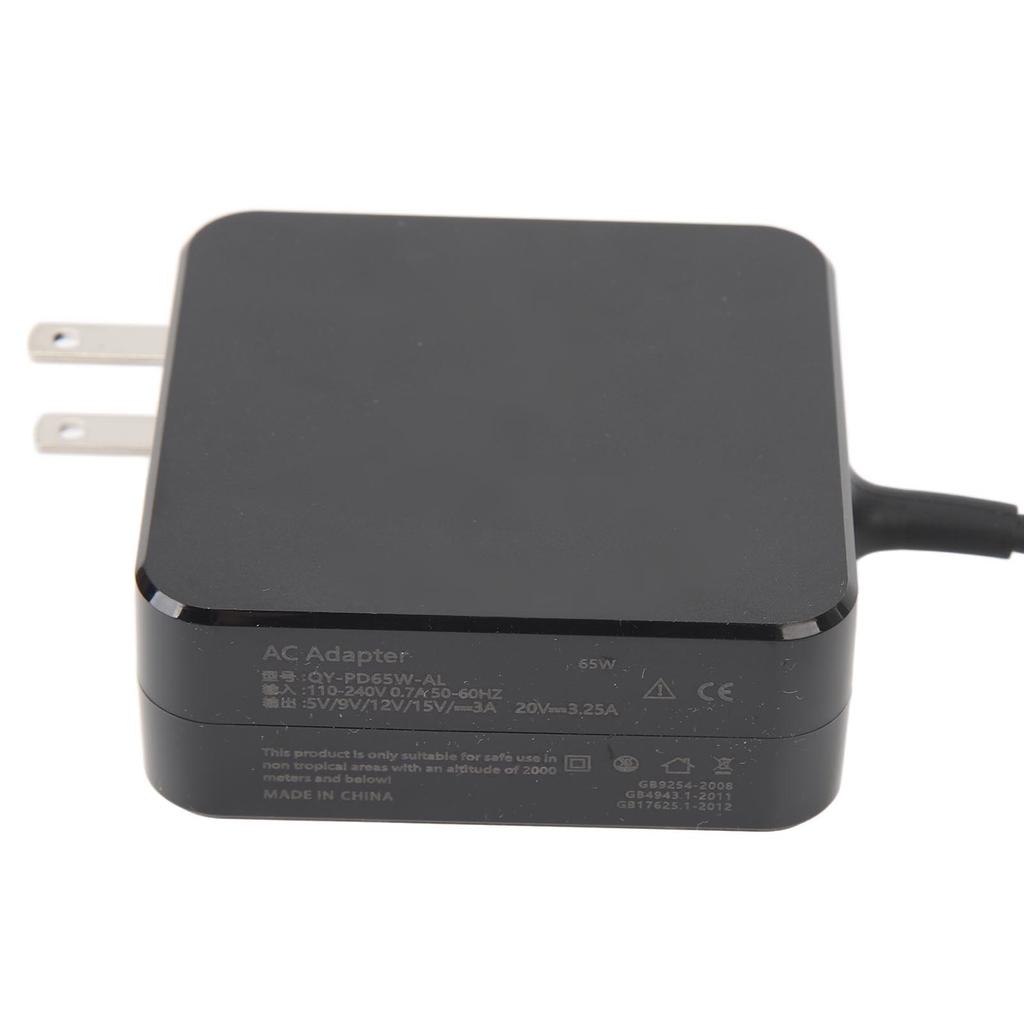 Ladegerät für Asus Laptop 65W Typ C Starkes ABS PC Stabil Sicher Leicht Laptop-Ladegerät