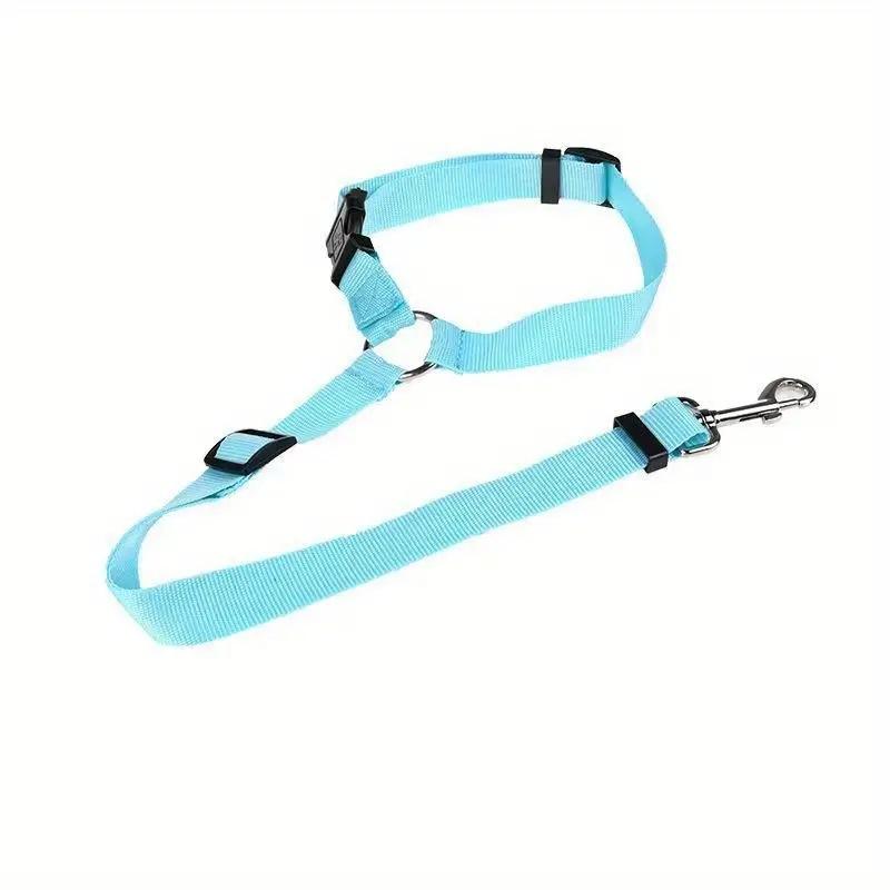 Universal Adjustable Pet Car Seat Belt Headrest Restraint Safety Rope Anti-Shock Travel Leash Pet Car Safety Accessory For Small