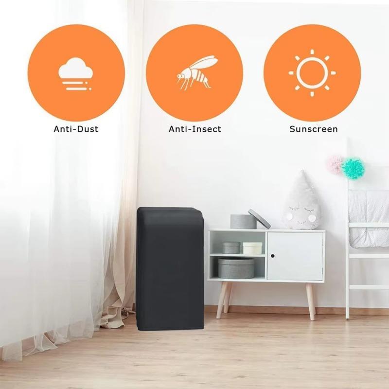 Square AC Outdoor Cover - Rainproof Protector for Vertical & Central Air Conditioner External Units