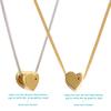 Mezmic 925 Sterling Silver Heart Charm Pendant_Gold