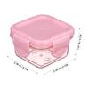 NUOLUX Mini Fruit Storage Cases, Microwave-Safe, Airtight, Perfect for Lunchboxes, Condiments, and Sauces, Perfect for Kids, Lunchboxes, and Food Cont