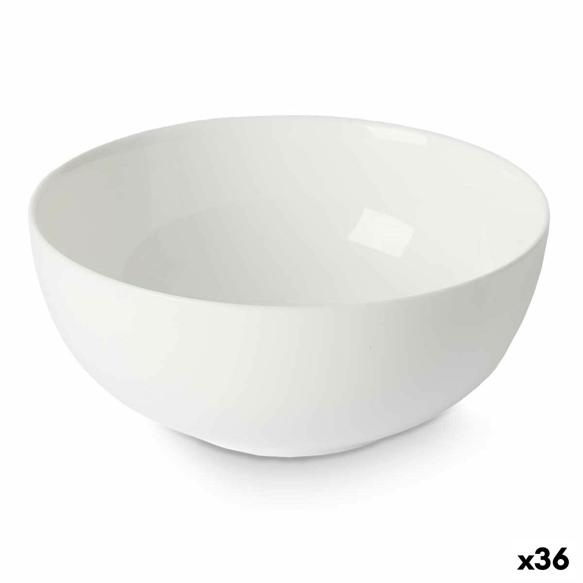 

Белая миска 15 х 6,5 х 15 см. (36 единиц) TU прозрачный