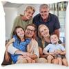 A customized photo cheek pillow with a zippered polyester fiber shell - a high-quality gift for Christmas, Thanksgiving or New Y