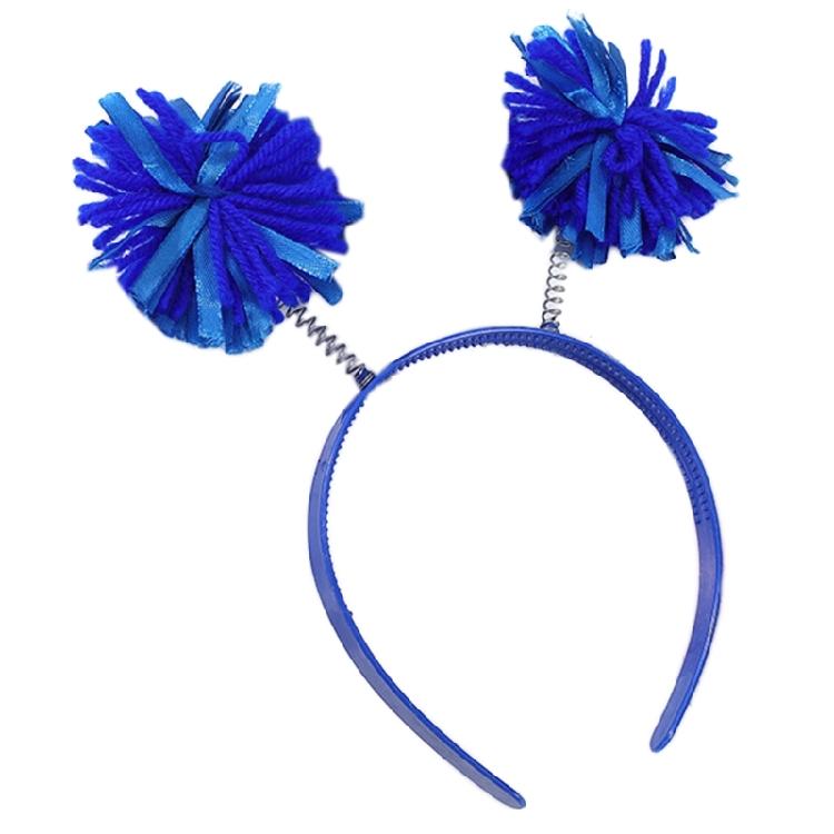 Festive Headband Perfect for Masquerade Parties Cute Pompoms Dress Up Supplies