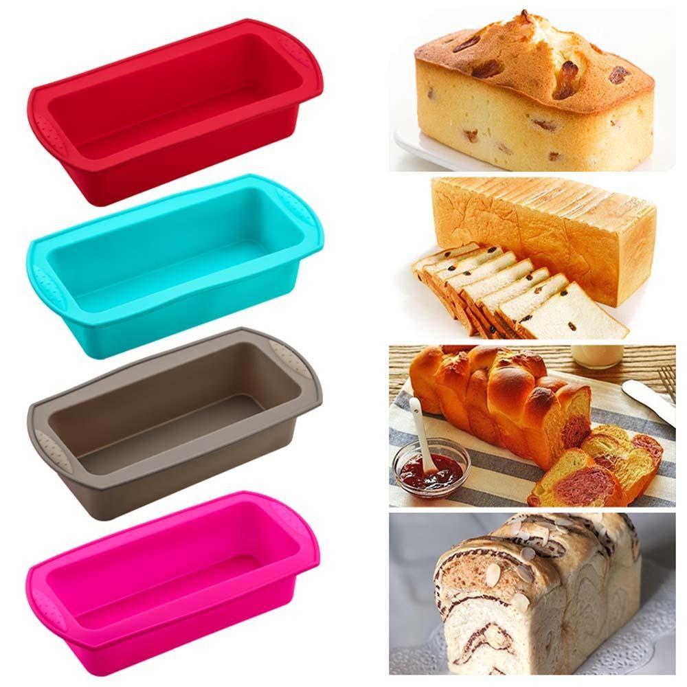 

Прямоугольный DIY хлеб торт KitchenTools форма для выпечки силиконовые формы кондитерские инструменты формы для выпечки красный