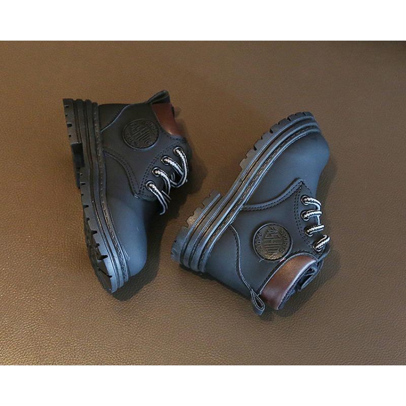 Spring and Autumn New Classmate Martin Boots Children's Soft Sole Versatile Boys and Girls Single Boots Zipper Fashion Versatile Trend Boots