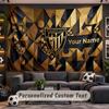 Athletic Bilbao FC Personalized Tapestry Support Custom Name, Wall Art Home Decoration