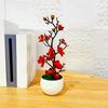 Artificial Potted Flower Tree Faux Foliage Plant for Living Room Office Decoration