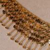 Belly Dance Waist Scarf with Gold Coins and Tassels