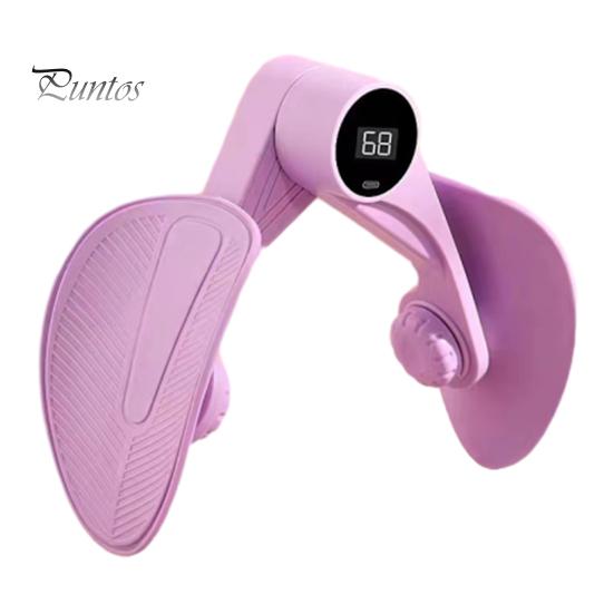 

Тренажер для мышц тазового дна Thigh Master, счетчик с цифровым дисплеем для мужчин и женщин, тренажер для ног, бедер, тонер для домашних тренировок, оборудование для фитнеса фиолетовый