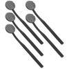 5Pcs Tongue Scraper Flexible Silicone Brush Oral Care Cleaner Fresh Breath Tongue Cleaning Tool for Adults Household Use