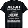 Aircraft I Mechanic Wizard Aviation Airplane Vehicle Humor T-Shirt