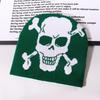 Skull Pattern Knitted Hat With Warmth For Streetwear And Halloween Winter