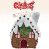 Festive Gingerbread Christmas House Plush Toy Doll Room Decorationgirl Gift