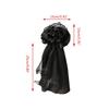 Lolita Gothic Headdress Lace Veil Headwear Rose Side Clip Barrette Halloween Cosplay Accessories Party Headpiece