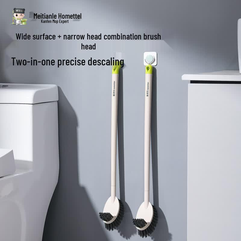 HoMettler Double-Sided Oval Wall-Mounted Toilet Brush