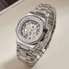 LONGLUX Nautilus Herrenuhr Automatik Business Armbanduhr Trendy Fashion Leuchtende Uhr