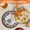 Hot Pot Holder 6.7 Inch Heat Resistant Non-Slip Dining Tool Dish Mat For Kitchen Dining Oven Food Cooking Cooker Fryer Cup