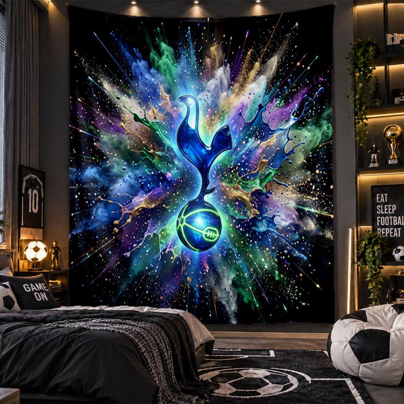 Wandbehang Tapisserie Tottenham Hotspur Druckstoff für Wohnzimmer Schlafzimmer Heimdekoration