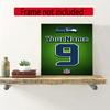 Seattle Seahawks Customize Text Diamond Painting Round Diamond Mosaic Suitable For Beginners Diamond Painting Rhinestones Gift Frameless