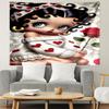 Betty Boop Print Tapestry, Lightweight Wall Hanging, for Bedroom, Dorm, Living Room, Home Art Decor - Birthday Christmas Gift for Friends