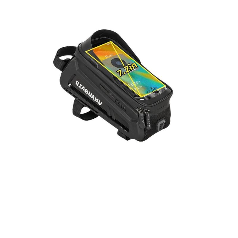 Hard Shell Bike Frame Bag Front Top Tube Pouch Mountain Road Cycling Smartphone Storage Waterproof Outdoor Ride Gear 8