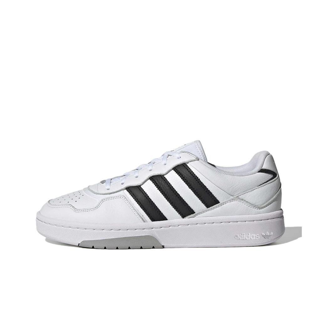 Adidas Originals Courtic Comfortable Thin Sole Non-Slip Wear-Resistant Low-Top Skate Shoes Unisex Sneakers White Black JQ5042